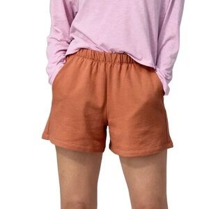 Patagonia Regenerative Organic Certified Cotton Essential Shorts Orange Size XS